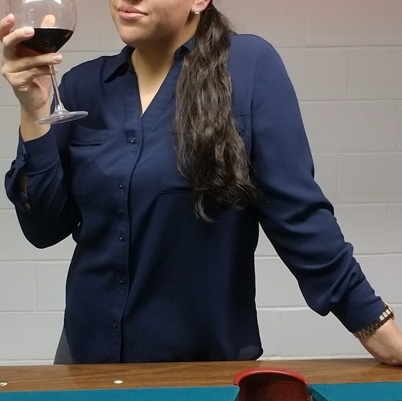 Tops - Navy blue blouse